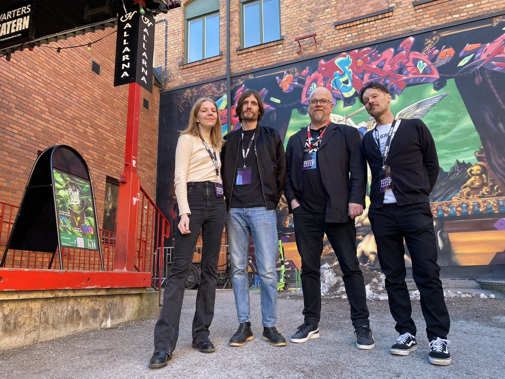 Musikgänget under Manifestgalan 2024