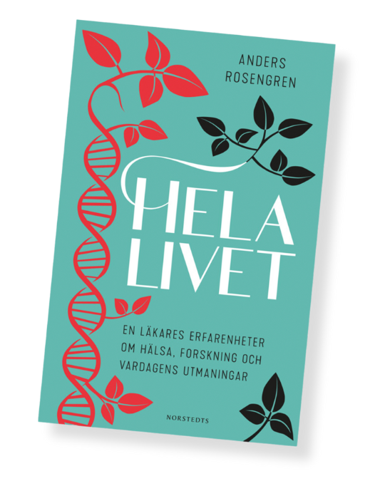 Omslag för boken "Hela livet" av Anders Rosengren.
