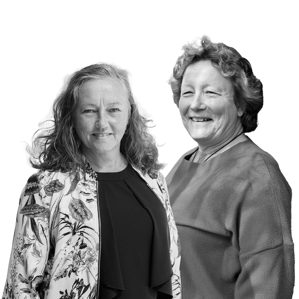 Porträttbild av regionchef Birgitta Sundström och ordförande Katarina Byström